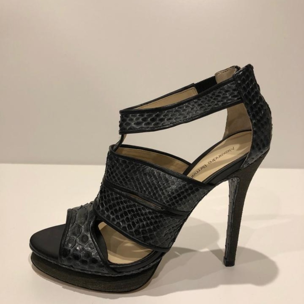 Alexandre Birman New Python Leather Bootie Sandal - image 1